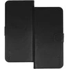 WONDER COMMON Universal Book dėklas (Dydis L) skirtas Apple iPhone 6 Plus/7 Plus/8 Plus/Xs Max/11 Pro Max/Samsung S20 FE/S21 FE/S10 Plus/A10/A32/A54/Xiaomi 12 Lite/Huawei P30 Pro juodos spalvos