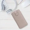 Oem WONDER Deko Pouch dėklas (Size L) skirtas Apple iPhone 13 Mini/12 Mini/SE 2020/2022/7/8 cappuccino
