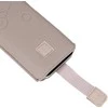 Oem WONDER Deko Pouch dėklas (Size L) skirtas Apple iPhone 13 Mini/12 Mini/SE 2020/2022/7/8 cappuccino