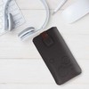 WONDER Deko Pouch dėklas (Size XXL) skirtas Samsung S25 Ultra/S24 Ultra/M35/M23/A16 5G/Xiaomi Redmi 14C chocolate