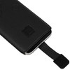 Oem WONDER Deko Pouch dėklas (Size M) skirtas Apple iPhone 5/Nokia 215 4G/225/5310 2020 juodos spalvos