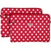 Wonder nešiojamo kompiuterio dėklas 13-14 colių red polka-dot