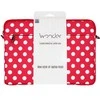 Wonder nešiojamo kompiuterio dėklas 13-14 colių red polka-dot