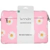 Wonder nešiojamo kompiuterio dėklas 17 colių pink daisies