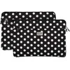 Wonder nešiojamo kompiuterio dėklas 17 colių juodas polka-dot