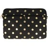 Wonder nešiojamo kompiuterio dėklas 17 colių auksinis polka-dot