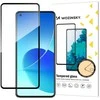 Wozinsky Apsauginis stiklas Full Glue Super Tough ekrano apsauga Full Coveraged su rėmeliu Case Friendly Oppo Reno6 4G juodos spalvos