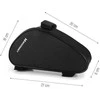 Wozinsky bike bag skirta 1.5l bike frame juodos spalvos (WBB11BK)
