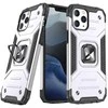 Wozinsky Ring Armor tvirtas hibridinis dėklas skirtas iPhone 13, sidabrinis