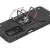 Wozinsky Ring Armor dėklas skirtas Mi Poco M4 Pro 5G / Redmi Note 11 5G (Kinija) / Redmi Note 11T 5G / Redmi Note 11S 5G, juodas