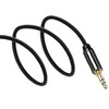 Wozinsky universal mini jack cable 2x AUX cable 1.5 m juodas