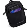 Wozinsky WMS-W1 Unisex Mini Shoulder Bag Atsparus vandeniui Dual-Compartment for Phone - Juodas