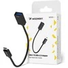Wozinsky WOTGY1S USB-C 3.0 (male) – USB-A 3.0 (female) OTG Adapteris – juodos spalvos