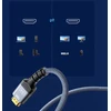 Wozinsky WPS-16AYL3S DisplayPort 2.1 kabelis 80 Gb/s 16K@60Hz 8K@120Hz 4K@240Hz HDR HDCP DSC 3m - Juodas
