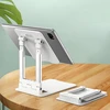 Wozinsky WPT-K28 Desk Stand for Phone Planšetė Išmanusis telefonas Holder Foldable - Baltas
