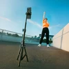 Wozinsky WRLD-00Y1S tripod tripod durable carbon steel tripod 1.7m matte – juodas