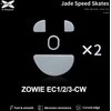 X-Raypad Jade Skates BenQ Zowie EC1-CW &amp; EC2-CW &amp; EC3-CW Baltas 2 vnt. (Balti) Pakaitiniai Pelė Feet