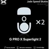 X-Raypad Jade Skates Logitech G Pro X Superlight 2 Baltas 2 vnt. (Balti) Pakaitiniai Pelė Feet