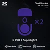 X-Raypad Obsidian Air Pelė Feet | Violetinė, x2, Logitech G Pro X Superlight 2