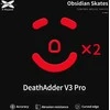 X-Raypad Obsidian Skates Razer Deathadder V3 Pro Raudona 2 vnt. (Raudoni) Pakaitiniai Pelė Feet