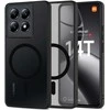 Xiaomi 14T Tech-Protect Magmat MagSafe Matte dėklas telefonui juodos spalvos