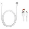 Xiaomi Original USB-C duomenų kabelis 6A 1m baltos spalvos (Bulk)