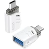 XO adapteris NB256B OTG USB – USB-C baltas