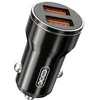XO automobilinis įkroviklis CC48 2x USB 2,4A juodas