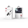 XO automobilinis įkroviklis CC56 PD 30W QC 1x USB 1x USB-C juodas + USB – USB-C laidas