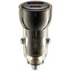 XO automobilinis įkroviklis CC60 60W 1x USB 1x USB-C juodas