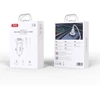 XO automobilinis įkroviklis CC67 12W 2x USB juodas + USB – USB-C laidas