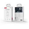 XO automobilinis įkroviklis CC69 PD 30W QC 1x USB 1x USB-C baltas