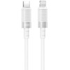 XO laidas NB-Q282A PD USB-C - Lightning 1,0m 27W baltos spalvos