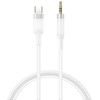 XO kabelis audio NB-R279B USB-C - jack 3,5mm 1,0m baltos spalvos