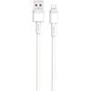 XO kabelis NB-Q166 USB - USB-C 1,0 m 5A baltas spalvos