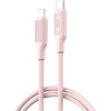 XO kabelis NB-Q265A PD USB-C – Lightning 1,0 m 27 W rožinis
