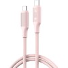 XO kabelis NB-Q265B PD USB-C – USB-C 1,0m 60W rožinis