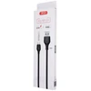 XO kabelis NB103 USB – microUSB 1,0 m 2,1A baltas