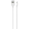 XO kabelis NB103 USB - microUSB 2,0 m 2,1A baltos spalvos