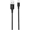 XO kabelis NB143 USB - microUSB 2,0 m 2,4A juodos spalvos