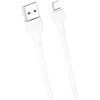 XO kabelis NB200 USB - Lightning 2,0m 2.1A baltos spalvos
