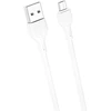 XO kabelis NB200 USB – microUSB 1,0m 2.1A baltas