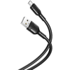 USB kabelis į Micro USB XO NB212 2.1A 1m (juodas)