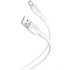 XO kabelis NB212 USB – microUSB 1,0 m 2,1A baltas