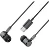 XO EP81 juodos ausinės su USB-C jungtimi