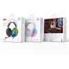 XO laidinės ausinės GE11 jack 3,5mm – USB-A juodos spalvos su RGB mikrofonu