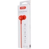 XO laidinės ausinės S6 jack 3,5mm raudonos