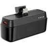 XO power bank mini PR244 20W 5000 mAh su Lightning jungtimi juodos spalvos