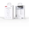 XO sieninis įkroviklis CE40 PD 20W 1x USB-C 1x USB baltas