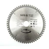 YATO diskinis pjūklas, skirtas ALUMINIUI 210x30mm 72 dantu 6093